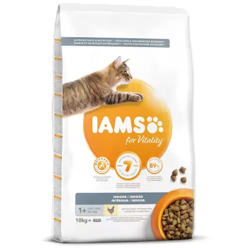 Krmivo IAMS Cat Adult/Senior Indoor Chicken 10kg