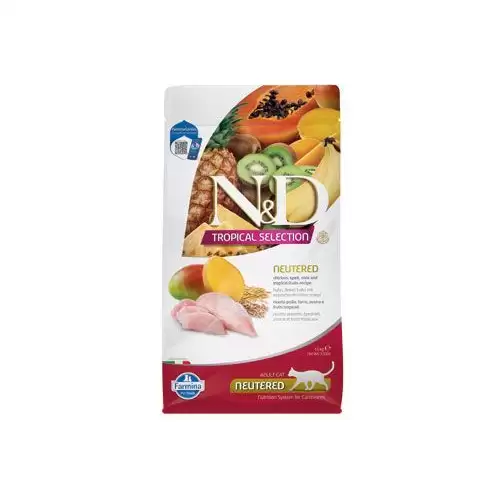 N&D TROPICAL SELECTION CAT Neutered Chicken 1,5kg