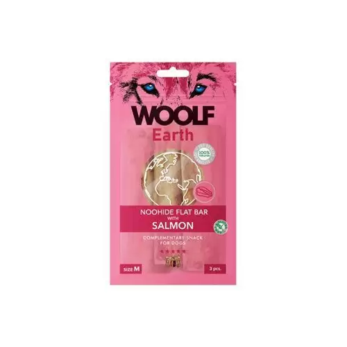 WOOLF Earth poch. NooHide M Flat Bar Salmon 90g