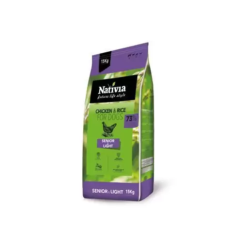 Nativia Dog Senior & Light 15kg