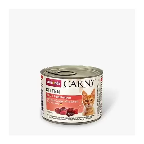 ANIMONDA konzerva CARNY Kitten - hovězí + krůta  200g