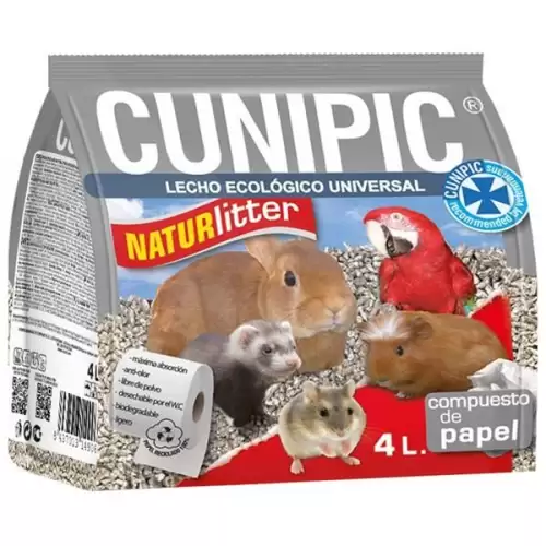  Podestýlka pro hlodavce Naturlitter paper Cunipic 4 l / 1,2 kg