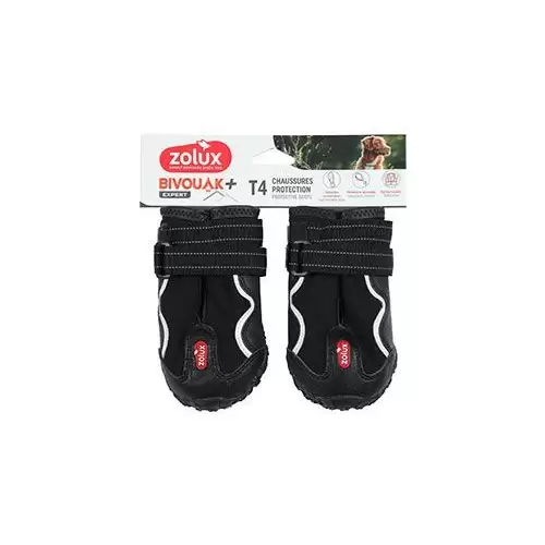 Botička ochranná BIVOUAK černá T4/7cm Zolux