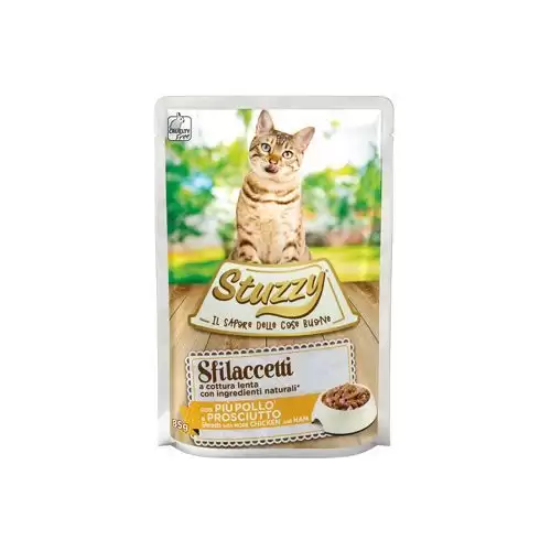 Stuzzy Cat kapsa Adult šunka 85g