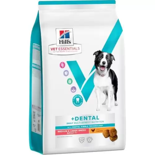  Hill's VetEssentials Canine DENTAL Adult Medium & Large Chicken 10 kg