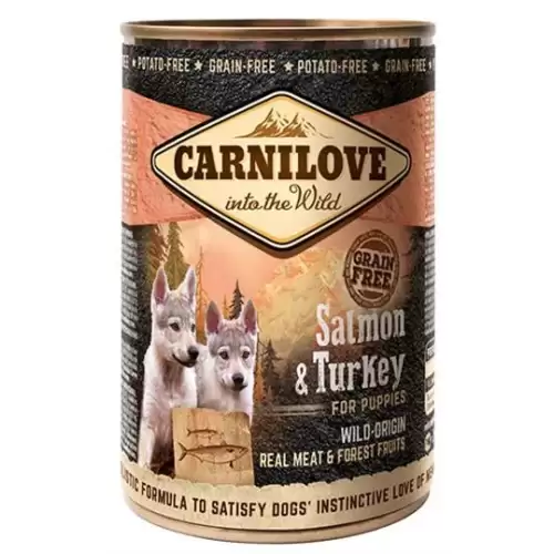  Carnilove WM konz. Salmon & Turkey for Puppies GF 400 g