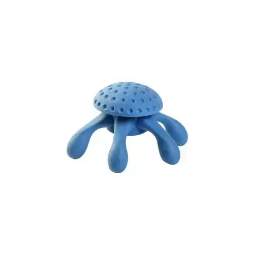 Hračka pes OCTOPUS MAXI plov. z TPR modrá Kiwi