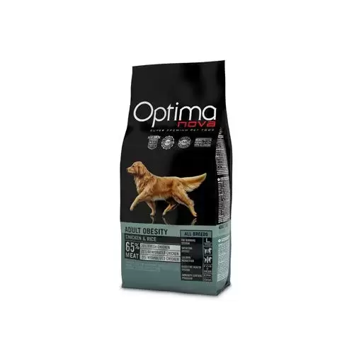 Optima Nova Dog Adult Obesity Chicken&Rice 12kg