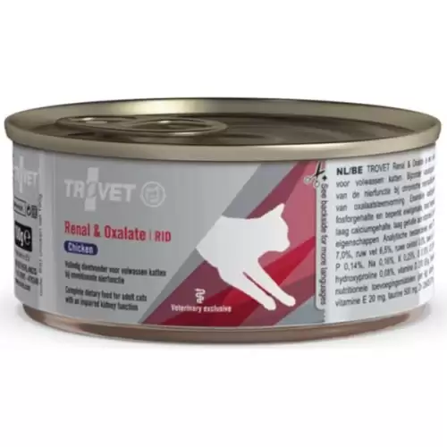  Trovet Feline RID Renal and Oxalate konzerva chicken 100 g