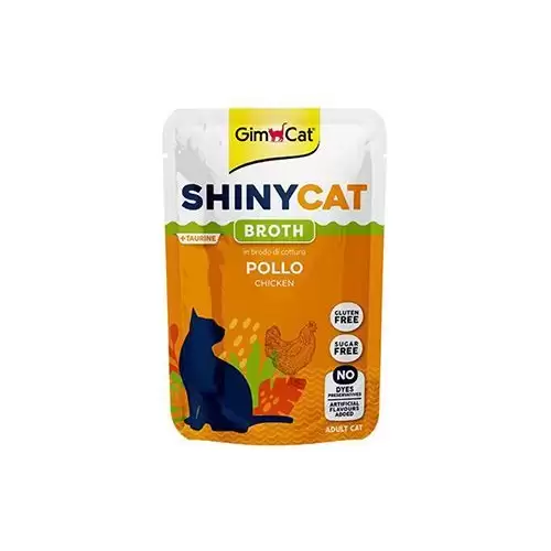GimCat ShinyCat kapsa kuře ve vývaru 70g