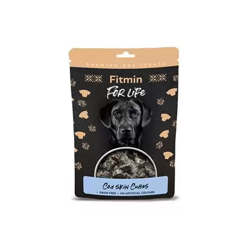 Fitmin FL dog poch. Sušené kostky s treskou 100g