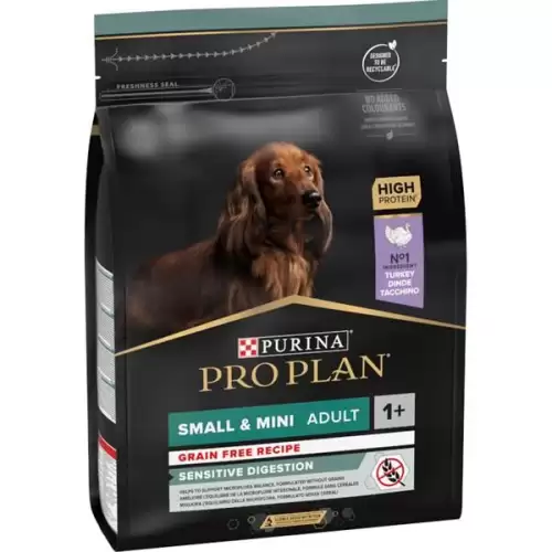  Pro Plan Dog Adult Small&Mini Grain Free Sensitive Digestion krůta 2,5 kg