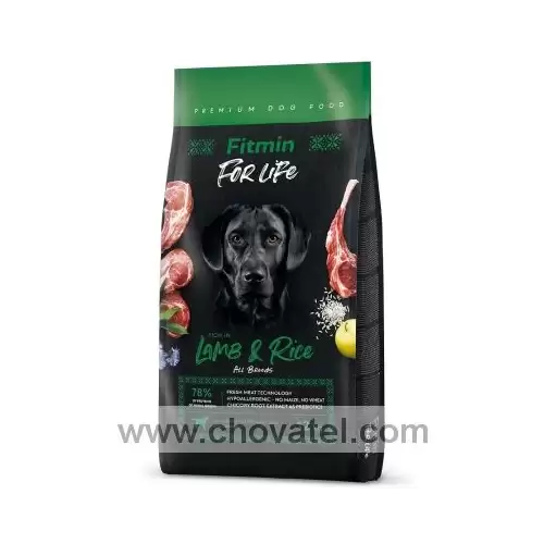 Fitmin dog For Life Lamb & Rice 3 x 12kg