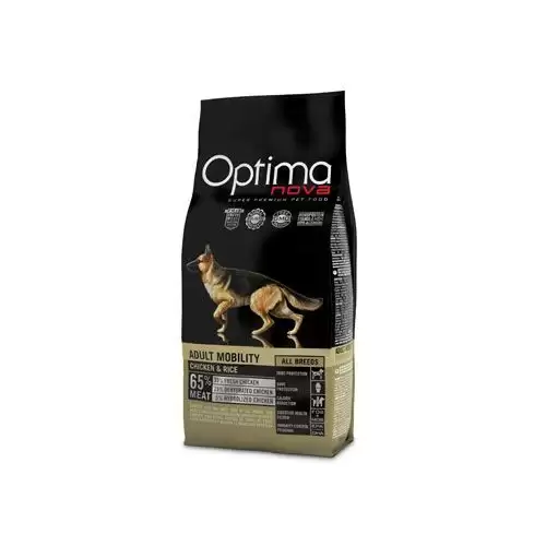 Optima Nova Dog Adult Mobility Chicken&Rice 12kg