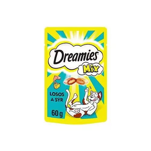 Dreamies kočka pochoutka s lososem a sýrem 60g