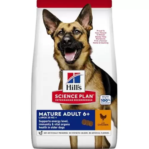  Hill's Science Plan Canine Mature 6+ Large Breed Chicken 18 kg