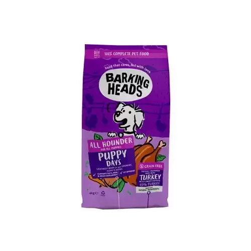 BARKING HEADS All Hounder Puppy Days Turkey 6kg
