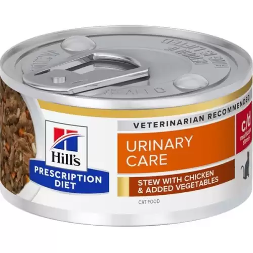  Hill's Prescription Diet Feline Stew c/d Urinary Stress kuře a zelenina konzerva 82 g