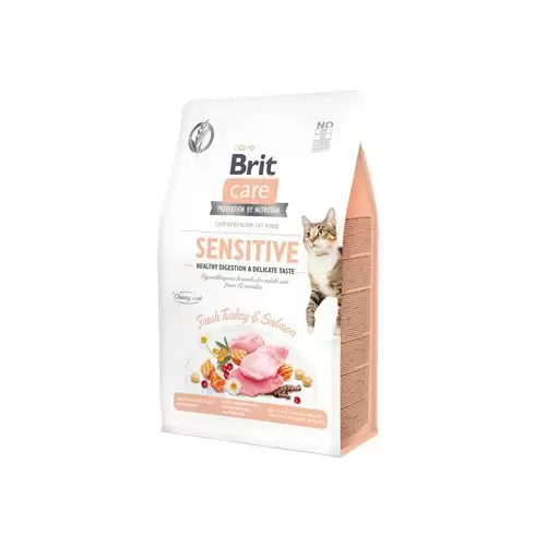 Brit Care Cat GF Sensit. Heal.Digest&Delic.Taste 0,4kg