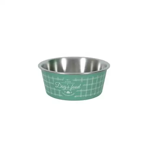 Miska nerez pes FOOD DOG 400ml zelená Zolux