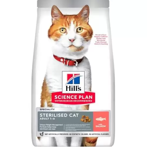 Hill's Science Plan Feline Adult Sterilised Cat Salmon 3 kg