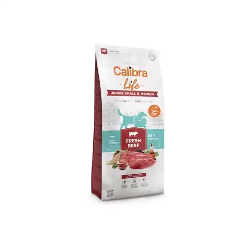 Calibra Dog Life Junior Small&Medium Fresh Beef 2,5kg