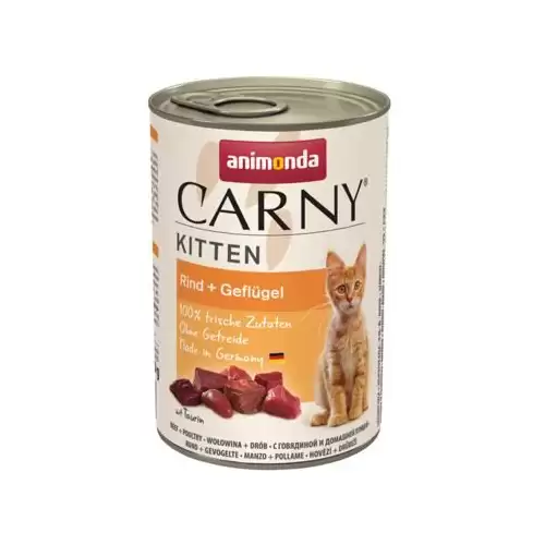 ANIMONDA konzerva CARNY Kitten - hovězí + drůbež 400g