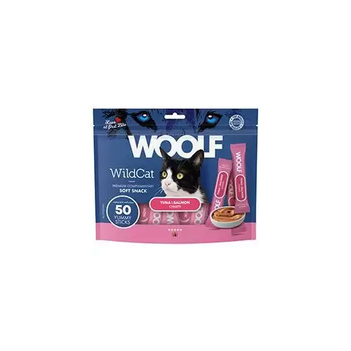 WOOLF WildCat Cream Regular Tuna&Salmon 50x14g
