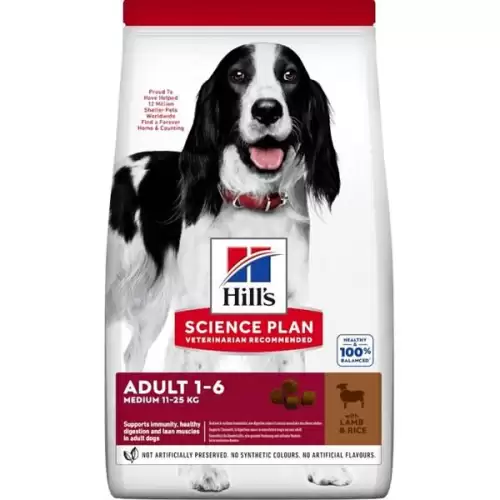  Hill's Science Plan Canine Adult Medium Lamb & Rice 2,5 kg