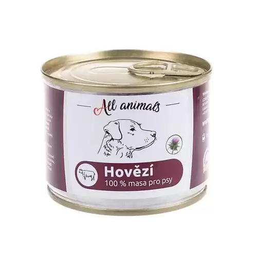 ALL ANIMALS konzerva KOČKOPES hovězí mleté 200 g