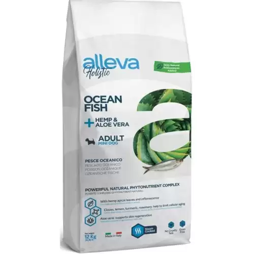  ALLEVA HOLISTIC Dog Dry Adult Ocean Fish Mini 12kg