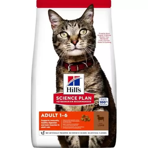  Hill's Science Plan Feline Adult Lamb & Rice 1,5 kg