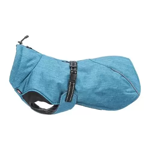 Zateplený zimní kabátek RIOM, modrá XL:70cm, hruď:70-104cm, krk: do 58cm