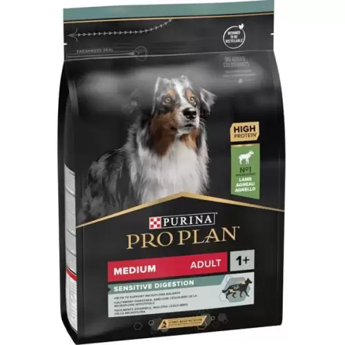  Pro Plan Dog Adult Medium Sensitive Digestion jehně 3 kg
