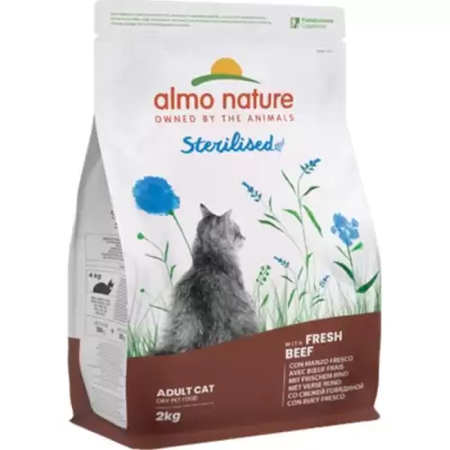  Almo Nature cat Sterilised hovězí 2kg