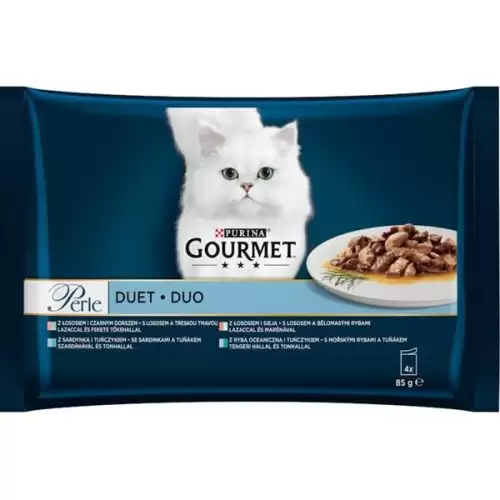  Gourmet Perle cat kaps.- Multip.DUO ryba 4 x 85 g 