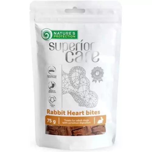  Nature's Protection Superior Care Dog Snack králičí kousky 75 g