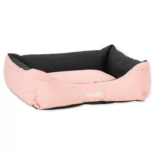 Pelech Scruffs Expedition Box Bed Rose Quartz M 60x50cm
