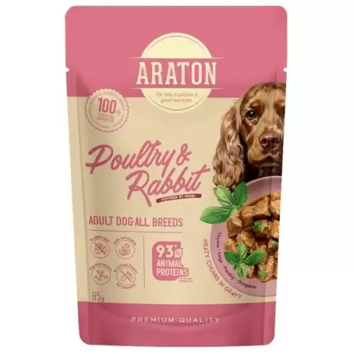  Araton Dog kaps. Adult Poultry/Rabbit 85 g