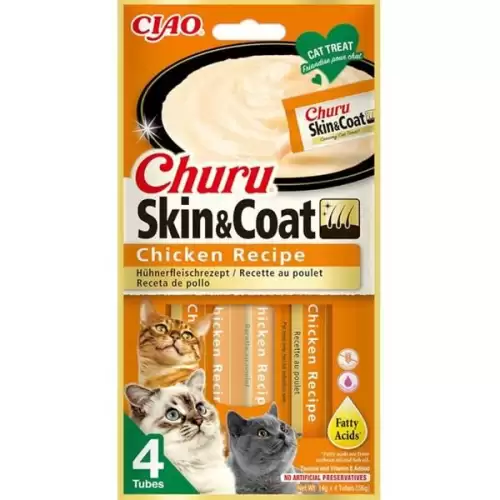  Inaba Churu Skin & Coat kuře 4 x 14g