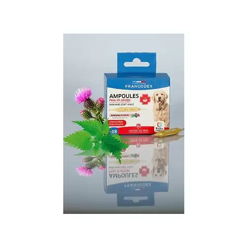Francodex Skin and Coat ampulky pes, štěně 18x1ml