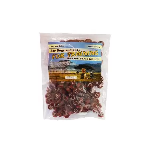 Pochoutka Rolka kachna s treskou mini 230g