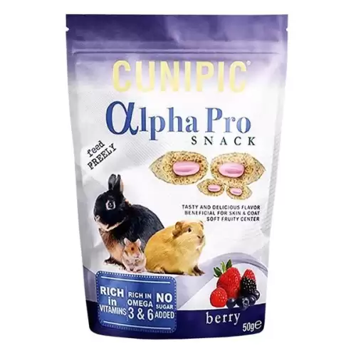  Cunipic Alpha Pro Snack Berry - lesní plody 50 g