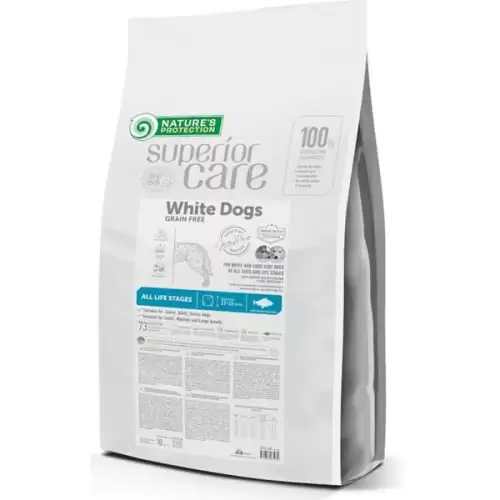  Nature's Protection Superior Care Dog Dry White Dogs Adult GF White Fish 10 kg