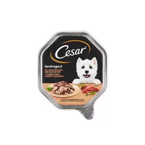 Cesar vanička krůtí a hovězí ve šťávě 150g