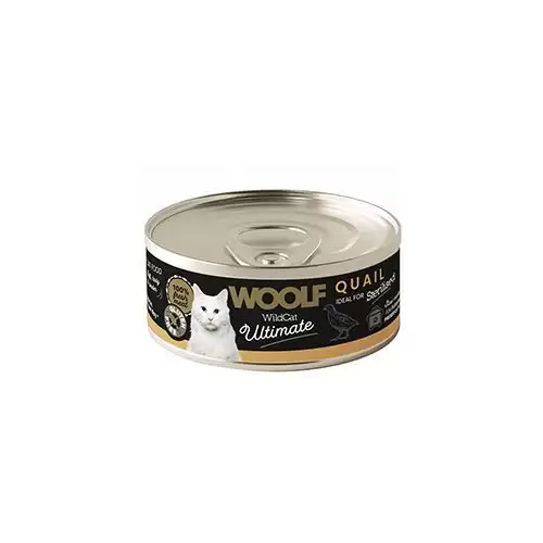 WOOLF WildCat Ultimate konz. Adult Paté Quail 85g