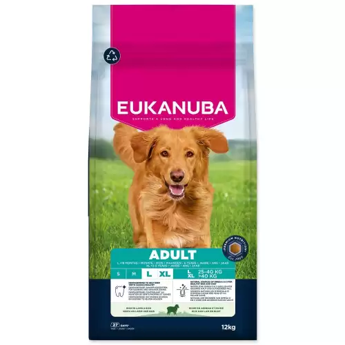 Krmivo EUKANUBA Adult Large rich in lamb and rice 12kg