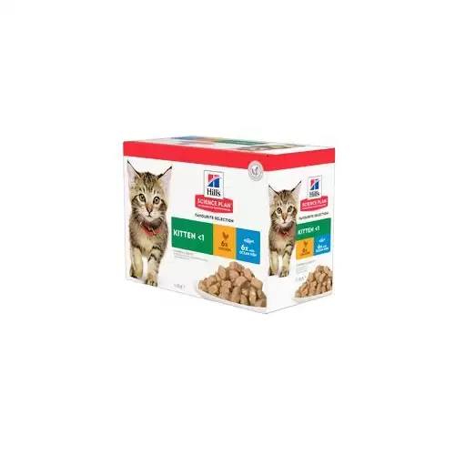 Hill's Fel. SP Kitten Chicken&Ocean Fish kapsa 12x85g