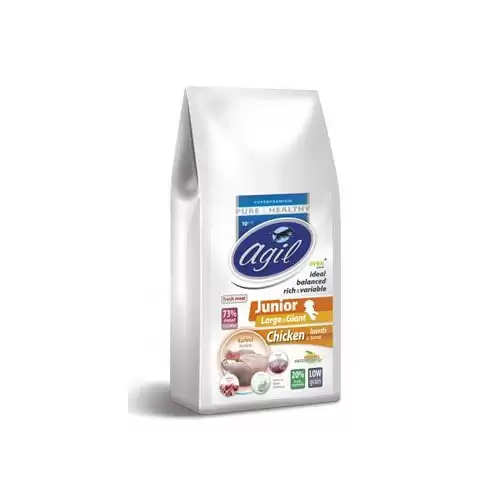 Agil Junior Large&Giant Low Grain Chick&Lamb&Tuna 2kg