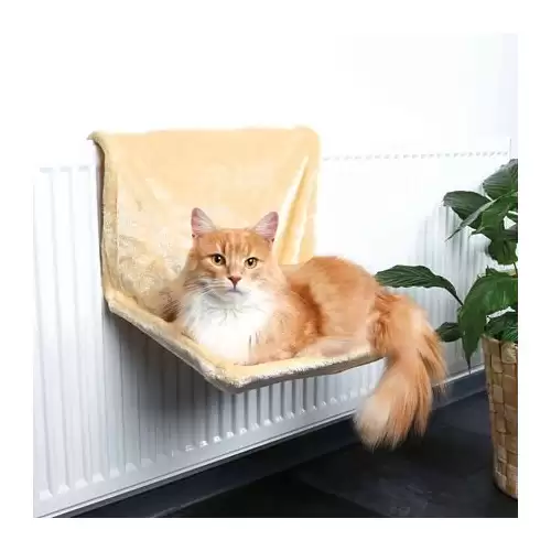 Závěsné lůžko na topení 48x26x30cm,  - béžové